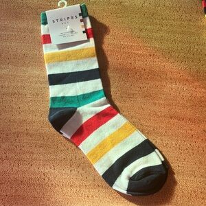 HBC stripes multi stripes socks